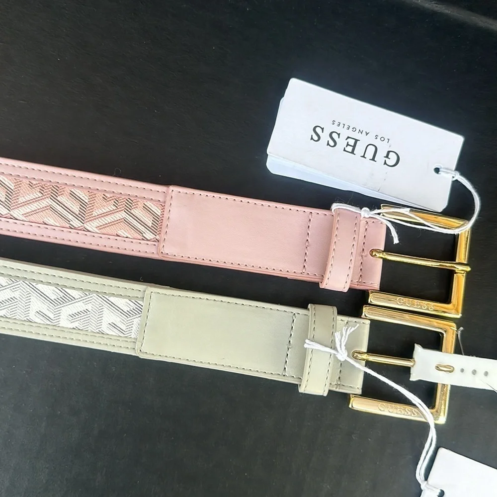 New GUESS Hallie G Cube Belt